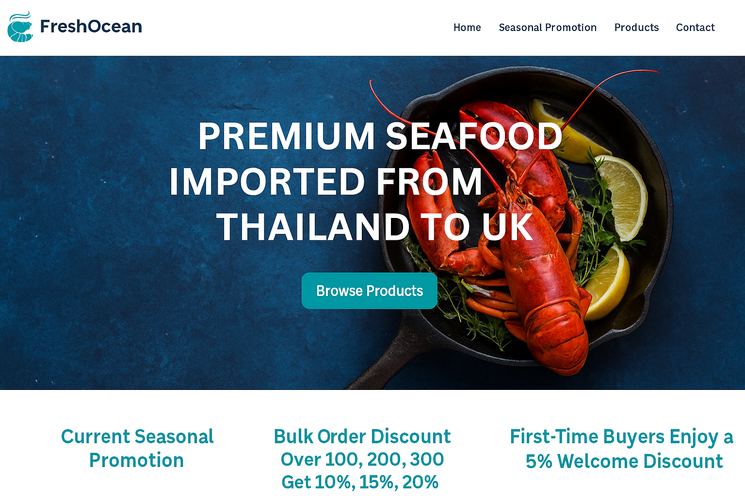 FreshOcean Banner